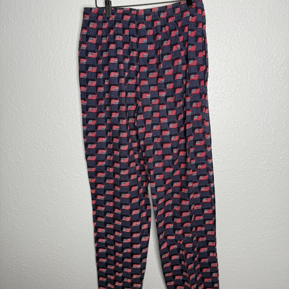 Pre-Owned‎ Men Vintage Club Room by Charter Club all over American Flag pattern